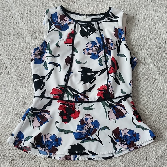 Banana Republic Tops - Banana Republic Floral Peplum Blouse